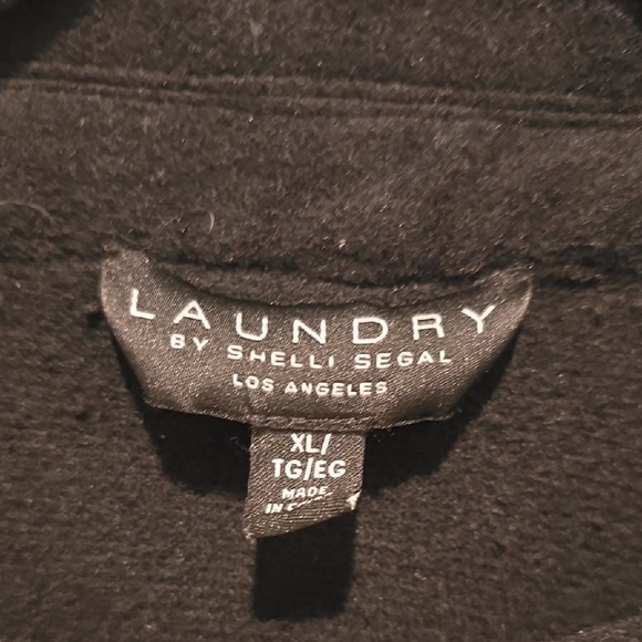 Laundry By‎ Shelli Segal Black Casual Belted Shirt - Picture 2 of 6